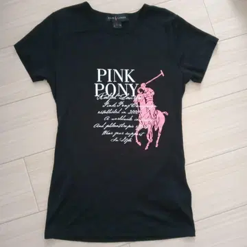 레어 랄프 로렌 PINKPONY 티셔츠 블랙 USA제 빅 포니