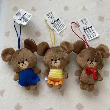 곰돌이 학교 petit 마스코트 3종 세트 프라이즈