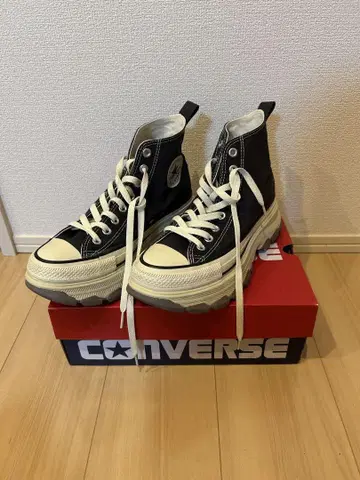 컨버스 트렉 웨이브 블랙 아이보리 26cm