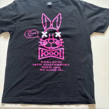고다 쿠미 20주년 한정판 티셔츠 MY NAME IS 티셔츠