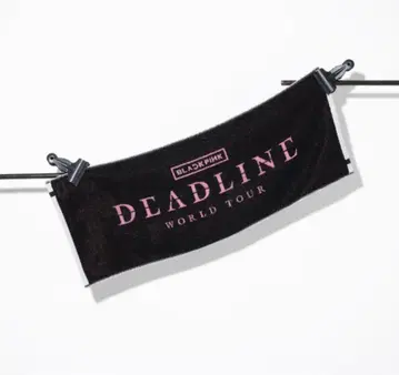 BLACKPINK DEADLINE POPUP 페이스 타월 BLACK