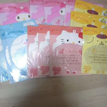 엔조이 아이돌 부채 케이스 마이멜로디 키티 시나몬 폼폼푸딩