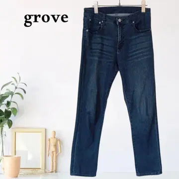 zB452 [ M ] grove 셀비지 리지드 데님 5포켓 숨김 리벳