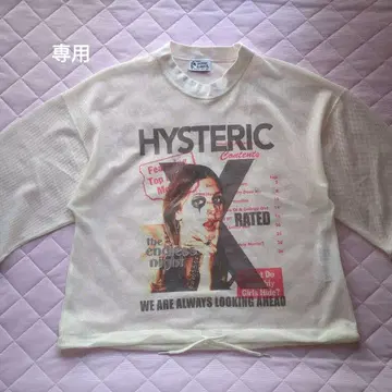 HYSTERIC GLAMOUR 메쉬 T셔츠
