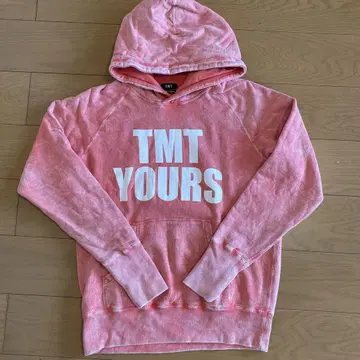 TMT YOURS 후드티 핑크