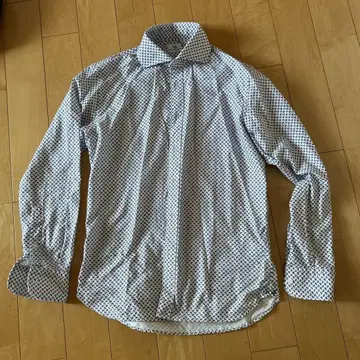 BEAMS HEART 페이즐리 무늬 긴팔 셔츠 S 사이즈