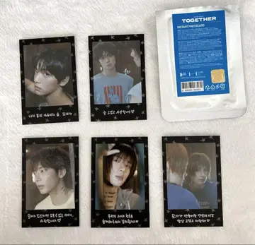 TXT 인스턴트 사진 5매 세트 개봉 완료