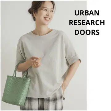 URBAN RESEARCH DOORS 돌먼 롤 슬리브 풀오버