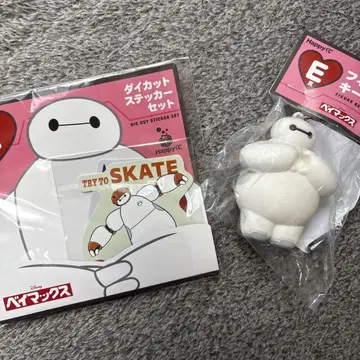 베이맥스 1번 복권 피규어 키링 다이컷 스티커 세트