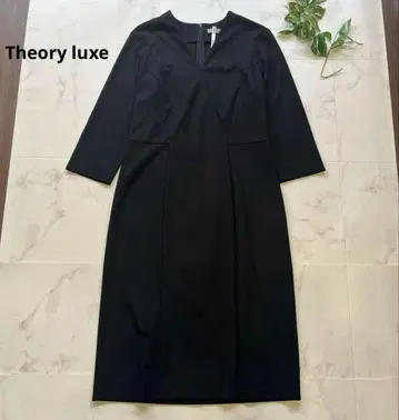 Theory luxe 띠어리 럭스 V넥 원피스 정가 4.6만 엔 블랙