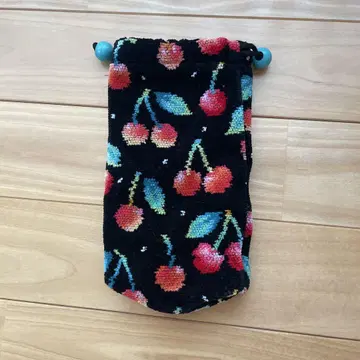 체리 도트 페일러 보틀 파우치