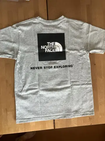 THE NORTH FACE 백 프린트 그레이 티셔츠 M