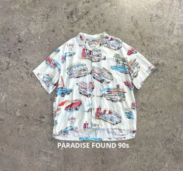 PARADISE FOUND 90s ALOHA SHIRTS 미국차 패턴