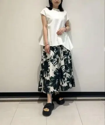 ADORE 어도어 하이텐션 분또 티셔츠 38 화이트 lephil 르필