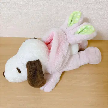 USJ 유니버셜 SNOOPY 스누피 봉제 인형 부활절 토끼