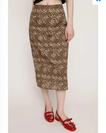 SLY LEOPARD MIDI 스커트