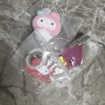 [ 마이멜로디 ] [ 우루오이짱 ] 메지루시 액세서리 플로키 마스코트