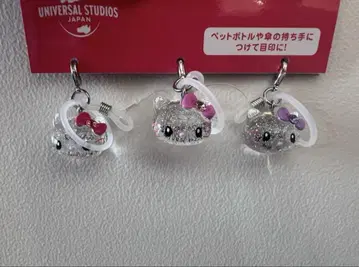 USJ 한정 키티 쨩 표식 참 세트 헬로키티