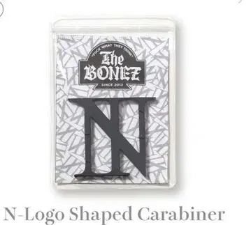 BONEZ N-Logo Shaped Carabiner 카라비너 새상품