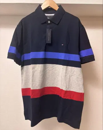 Tommy Hilfiger 보더 라인 피케 셔츠 M
