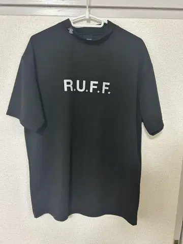 RUFFLOG 블랙 모크넥 셔츠 M