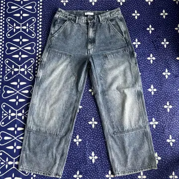 FREAK'S STORE 더블니 와이드 스트레이트 데님