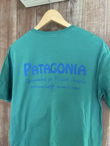 PATAGONIA 오가닉 코튼 티셔츠 M 그린