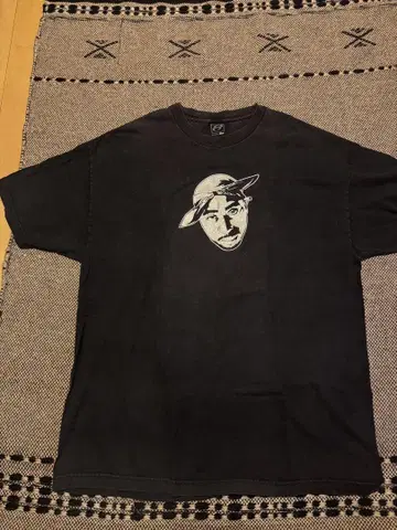 2pac 투팍 빈티지 티셔츠
