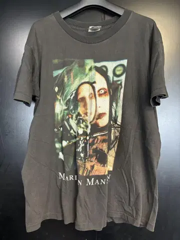 초레어 90년대 당시 물품 MARILYN MANSON 티셔츠 빈티지 L