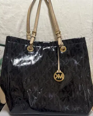 MK 블랙 토트백