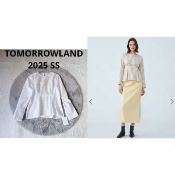 새상품 2025 ss 완판 현행 모델 투모로우랜드 셔츠 세탁 가능