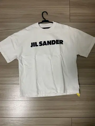 JIL SANDER 로고 티셔츠 화이트