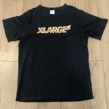 XLARGE x 슈퍼 마리오 카모플라쥬 로고 티셔츠 L 사이즈