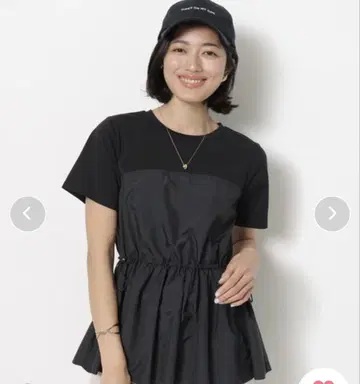 JUSGLITTY 드로스트 레이어드 티셔츠