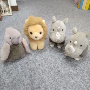 봉제 인형 4개 세트