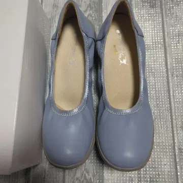 락락 하늘을 나는 워셔블 엘레강트 핏 펌프스 블루 그레이 25cm