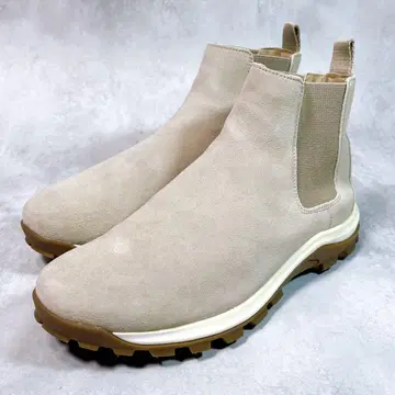 [ ZARA MAN ] 사이드 고어 부츠 (43) 스웨이드 트랙 밑창