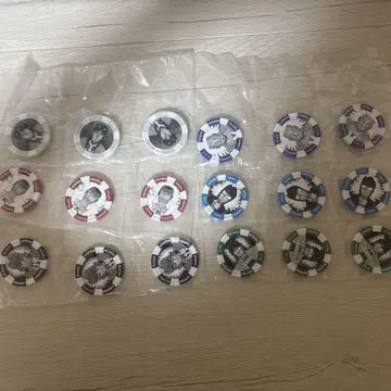 카이지 제일복권 F상 칩 6종 세트