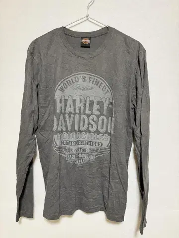 구제 Harley-Davidson 긴팔 티셔츠