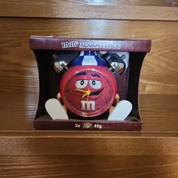 m&m's 알람 시계 빨간색