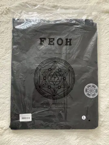 FEOH 오리지널 티셔츠 블랙 L 요시오카 준코 님