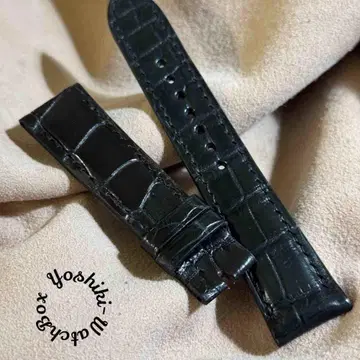cro-1907 크로커다일 시계 벨트 블랙 러그 폭 21mm
