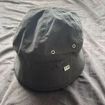 ENDS and MEANS / NYLON ARMY HAT BLACK L