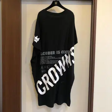 CROWNS RODEO 로고 티셔츠 블랙 프리 사이즈 택 포함 새상품