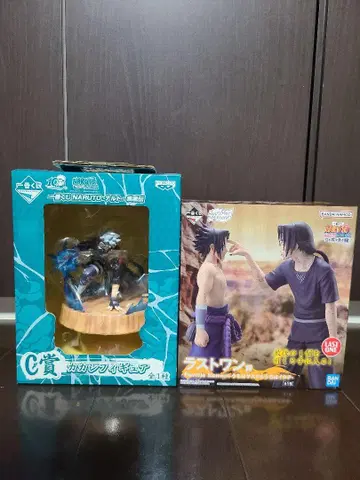NARUTO 제일복권 C상 카카시 라스트원상 사스케&이타치 피규어