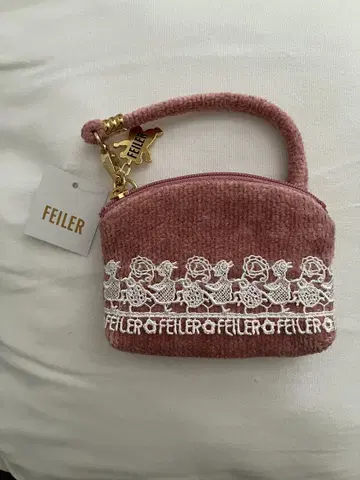 FEILER 킨자와 레이스 콜라보 사이드 파우치