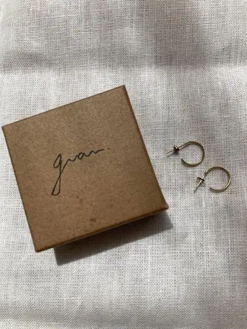 가마쿠라 그램 후프 귀걸이 액세서리 귀걸이 심플