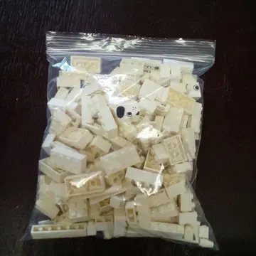 LEGO 블록 빨간색, 파란색 버킷 약 2kg