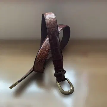 엠보싱 가공 이탈리아 가죽 벨트