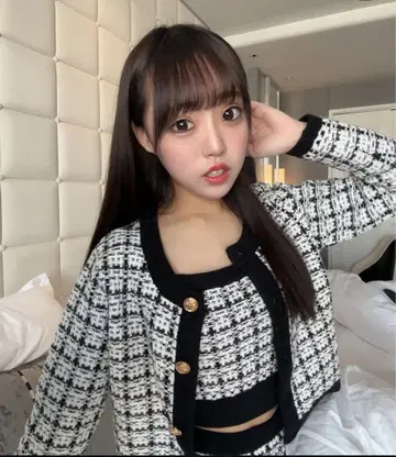 emiriawiz 이치죠 히비키 님 콜라보 트위드 셋업